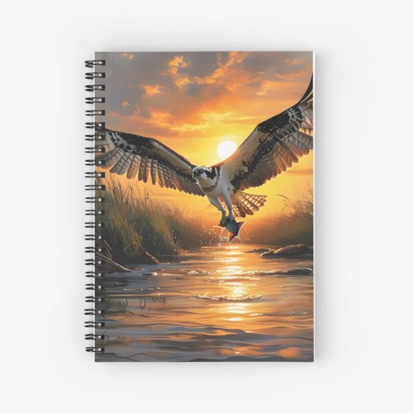 Item preview, Osprey with fish designed and sold by Petalsandfeathers.