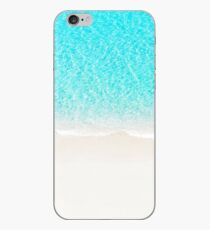 Vinilo o funda para iPhone Sand beach with turquoise sea waves