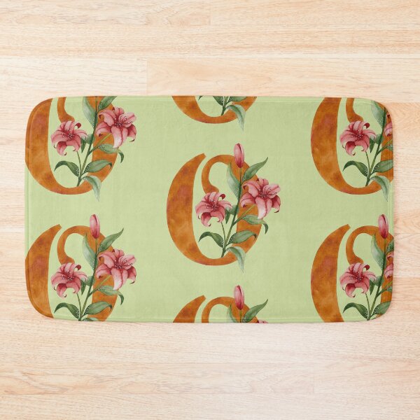 Item preview, Watercolor letter O with colorful flowers designed and sold by GinColorist.