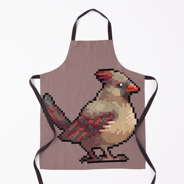 Item preview, pixel northern cardinal designed and sold by Shalmons.