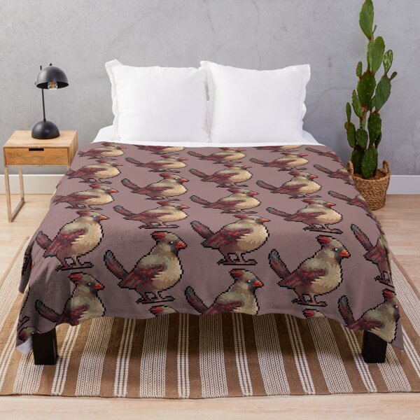 Item preview, pixel northern cardinal designed and sold by Shalmons.