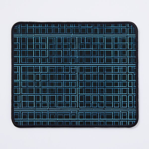 Item preview, Neon Blue Grid on Black Background designed and sold by Have Mercy.
