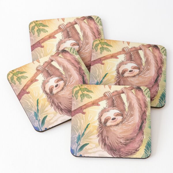 Item preview, Sloth Hanging On A Branch designed and sold by Patricks-Art.