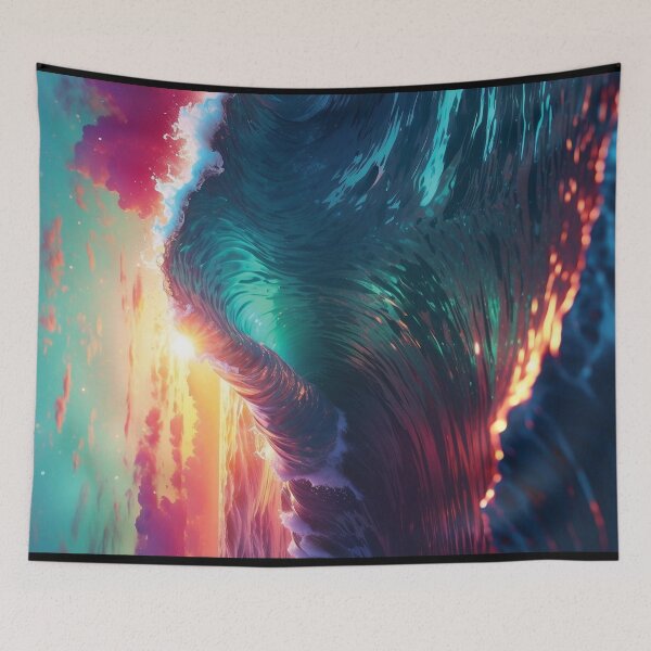 Item preview, Colorful Waves designed and sold by gabrieltiveron.