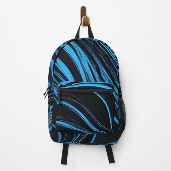 Item preview, Edgy Blue Flames and Waves on Black designed and sold by Have Mercy.