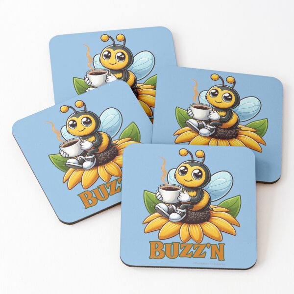 Item preview, Buzz'n - Bee with coffee designed and sold by Steve Parknsons.