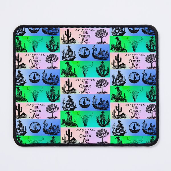 Item preview, The Cowboy Way Pop Art Silhouettes: Bold Western Vibes with Vibrant Colors designed and sold by Fredster1966.