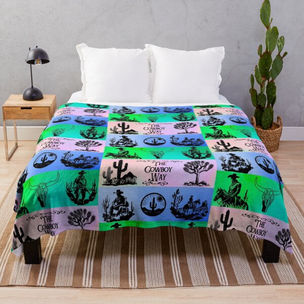 Item preview, The Cowboy Way Pop Art Silhouettes: Bold Western Vibes with Vibrant Colors designed and sold by Fredster1966.