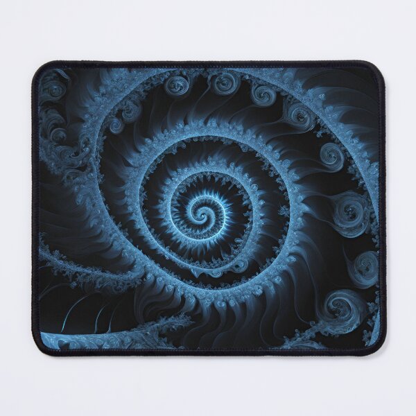 Item preview, Futuristic Blue Fractal Swirls designed and sold by Have Mercy.