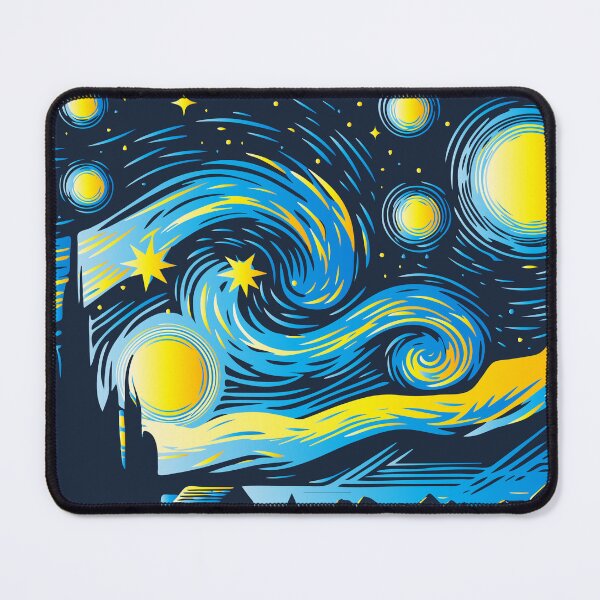 Item preview, A Starry Night Minimalist designed and sold by ArtFactoryAI.