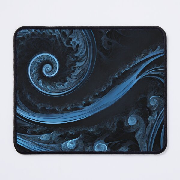 Item preview, Futuristic Blue Fractal Swirls designed and sold by Have Mercy.