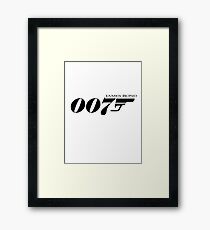 007 Framed Print