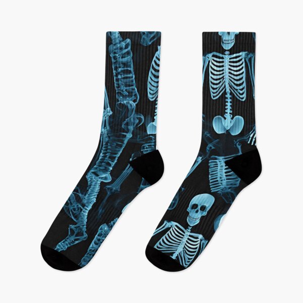 Item preview, X-ray Blue Skeleton Pattern designed and sold by Have Mercy.