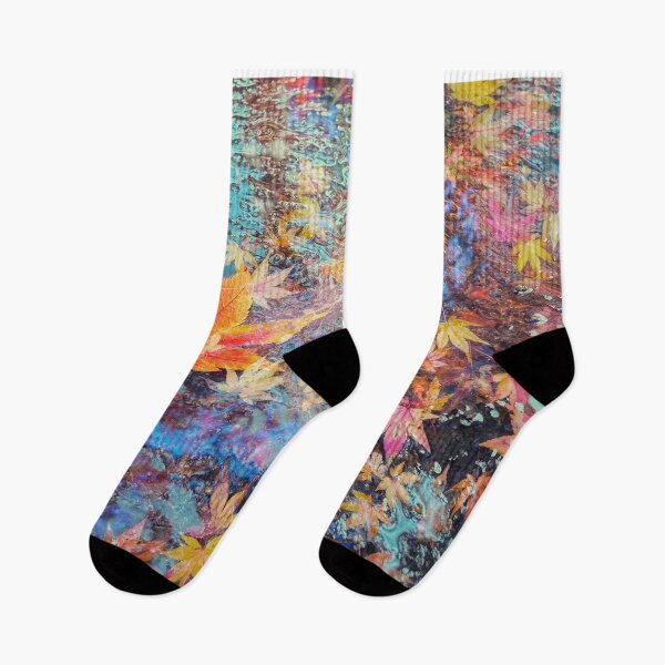 Item preview, fallen leaves abstract designed and sold by jvnimages.