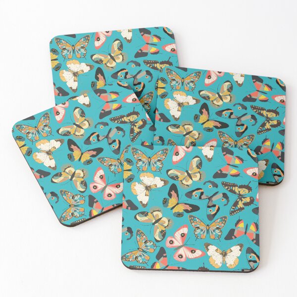 Item preview, Butterfly Mosaic - Mid Century Minimalist - Colorful designed and sold by TuncGK.