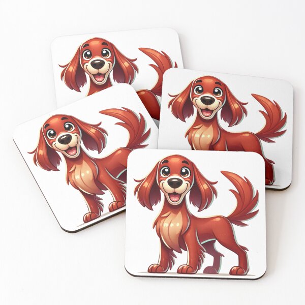 Item preview, Experience the Joy of the World with this cheery Irish Setter! designed and sold by NoelaniArt.