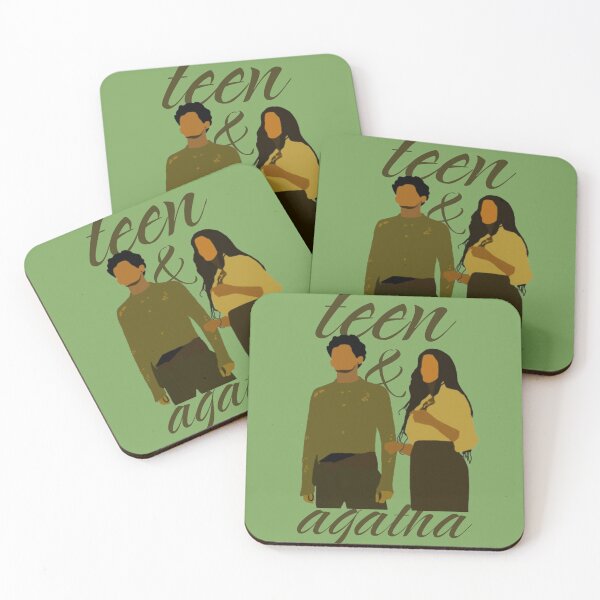 Item preview,  teen and agatha (a text) designed and sold by marvel stickers.