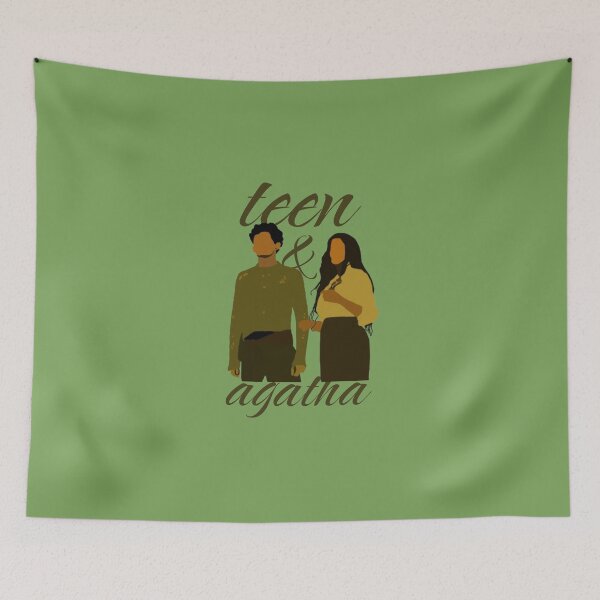 Item preview,  teen and agatha (a text) designed and sold by marvel stickers.