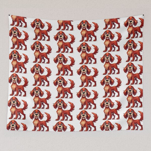 Item preview, Experience the Joy of the World with this cheery Irish Setter! designed and sold by NoelaniArt.