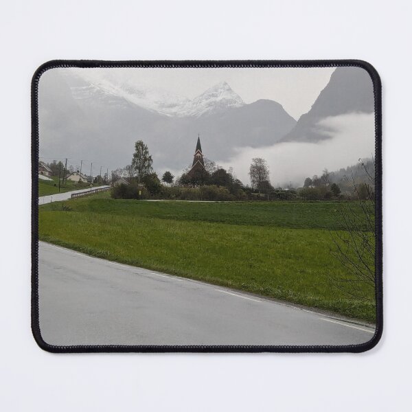 Item preview, Olden Church and Mountains, Olden, Nordfjorden, Norway designed and sold by CLHawley.