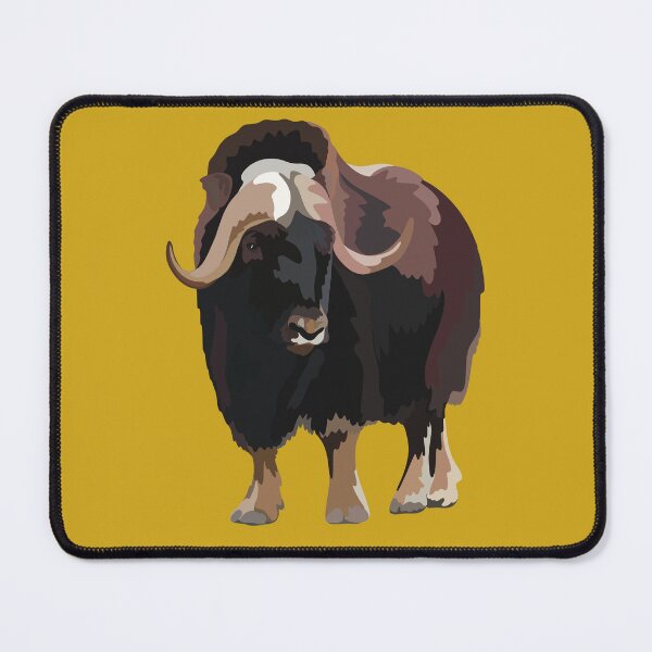 Item preview, M is for Muskox, Muskox – Powerful Arctic Herbivore Wildlife Illustration designed and sold by PrettylittlepastelUk.