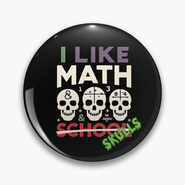 Item preview, Halloween Math - I Like Math & Skulls designed and sold by GRABAPSHOP.