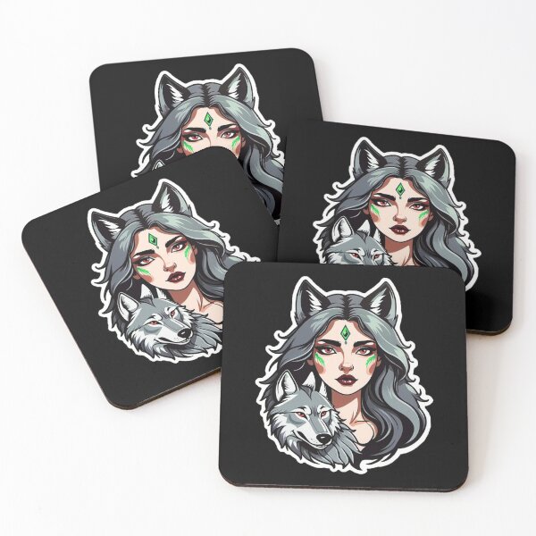 Item preview, Wolf Spirit Guardian designed and sold by Bunmigraphics .
