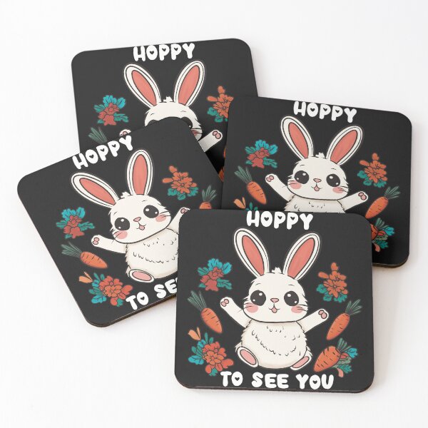 Item preview, Copy of Hoppy to see you Animal pun design designed and sold by MJ ART.