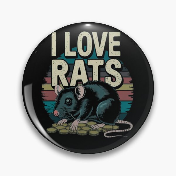 Item preview, Retro Design for Rat Lovers designed and sold by marosz12.