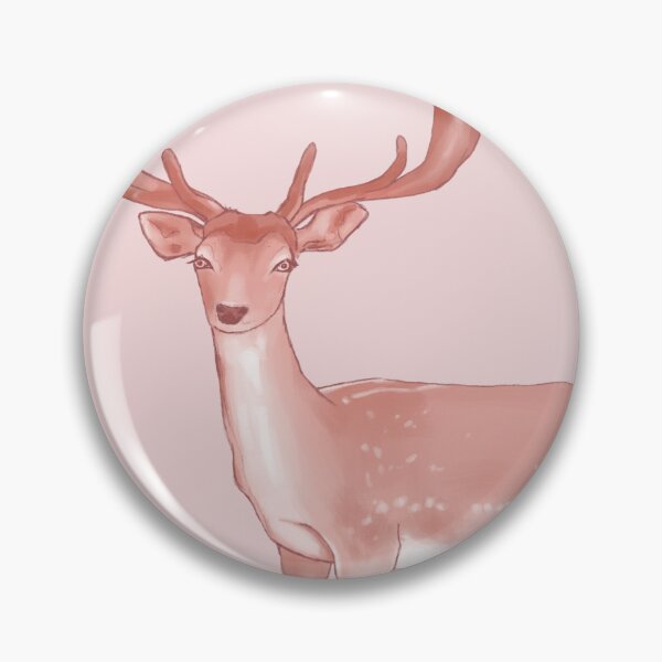 Item preview, Pink Deer/Fawn with Antlers designed and sold by iceblinkvision.