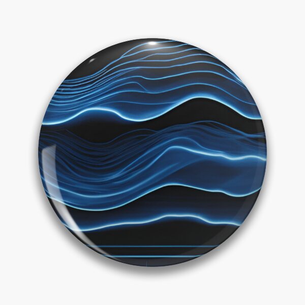 Item preview, Electric Blue Sound Waveforms designed and sold by Have Mercy.