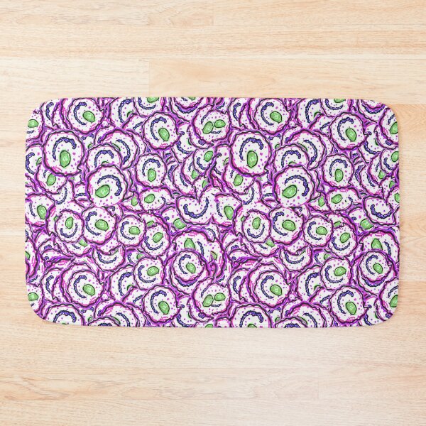 Item preview, Funny bacterias drawing motif random pattern designed and sold by DFLC Prints.