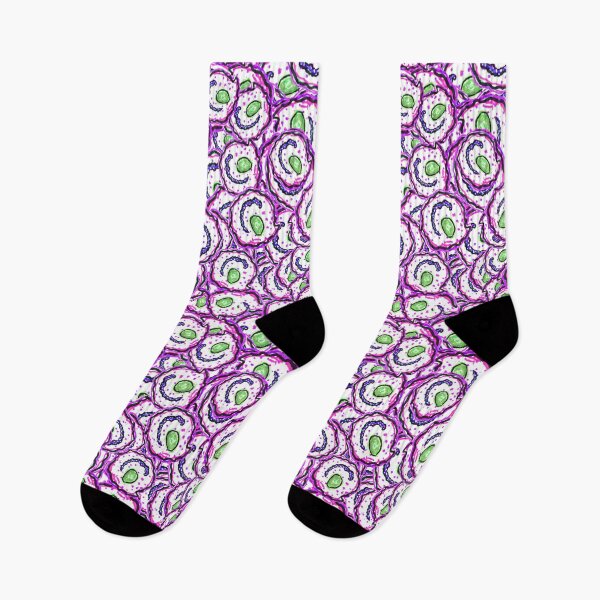 Item preview, Funny bacterias drawing motif random pattern designed and sold by DFLC Prints.