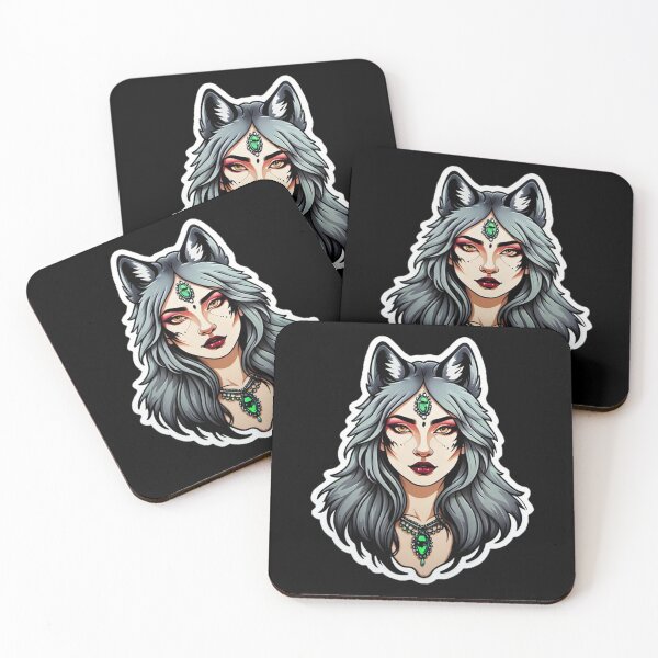 Item preview, Tribal Wolf Woman designed and sold by Bunmigraphics .