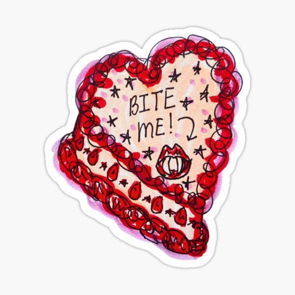 Item preview, Bite Me Cake designed and sold by livebrave3.