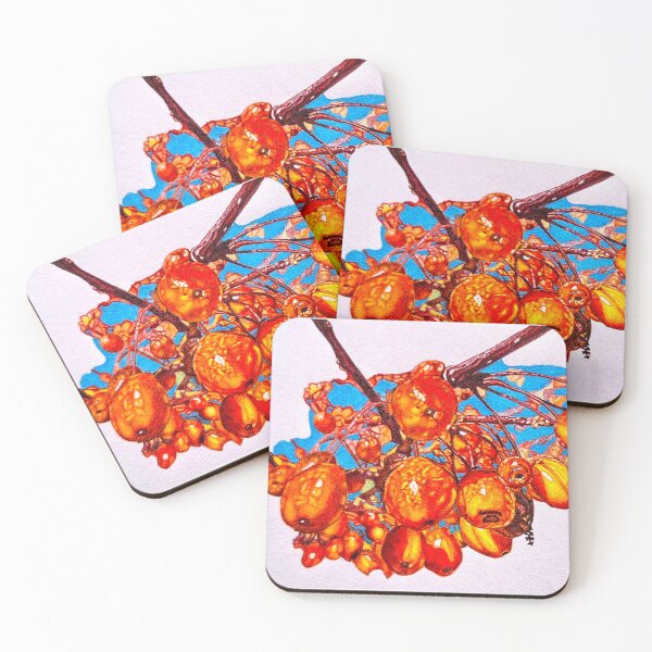 Item preview, Autumnal Berries Drawn In Colored Pencil designed and sold by FloresInColor1.