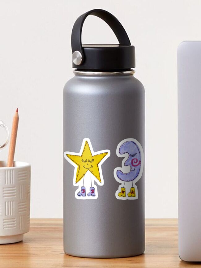 Thumbnail 1 of 3, Sticker, Star & Moon Guys designed and sold by livebrave3.