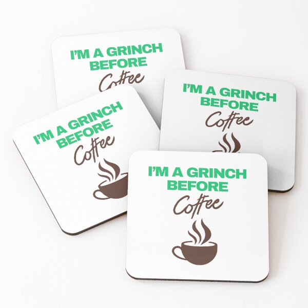 Item preview, Love coffe. Coffee time. I'm a grinch before coffee.  designed and sold by Lunarmenta.