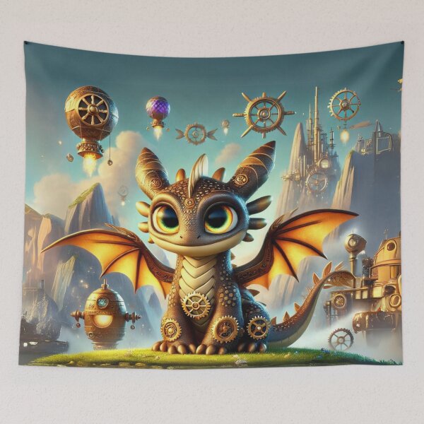 Item preview, Steampunk Dragon designed and sold by Sillytoe.