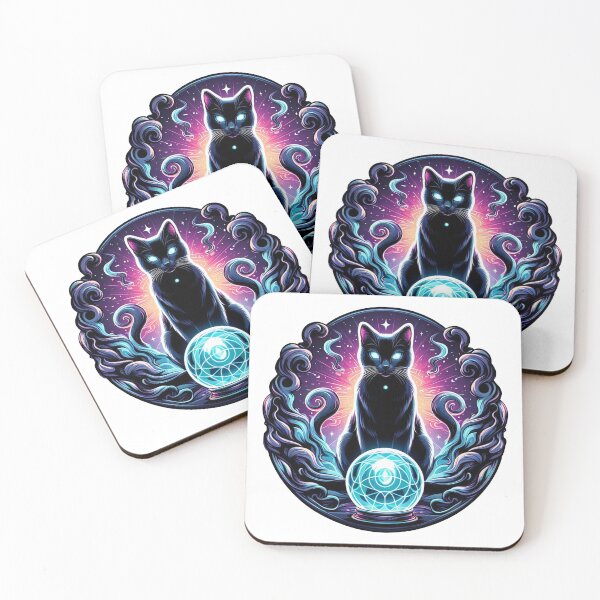 Item preview, Black Cat Magic - Spooky Halloween  designed and sold by Crafted.ink.