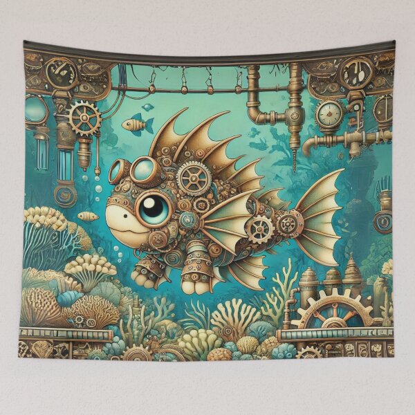 Item preview, Steampunk Dragonfish designed and sold by Sillytoe.