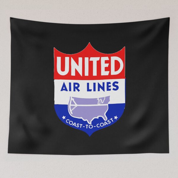Item preview, United Airlines Vintage Logo (1939-1940) designed and sold by FutureTraveller.