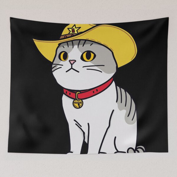 Item preview, Meowdy Cowboy Cat designed and sold by GoverArt.