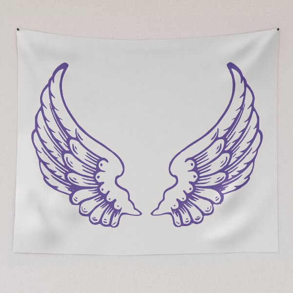 Item preview, Elegant Purple Wings designed and sold by mozizy.