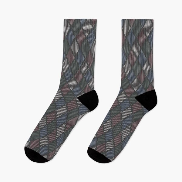 Item preview, Sunset Mountains Argyle designed and sold by Stacey Spivak.