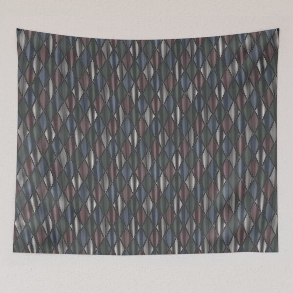 Item preview, Sunset Mountains Argyle designed and sold by Stacey Spivak.