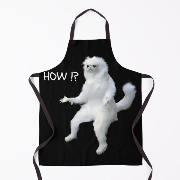 Item preview, How!? Persian Cat Room Guardian Meme designed and sold by GoverArt.