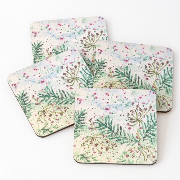 Item preview, Pine Branches in Winter Green  designed and sold by CarolNArt.
