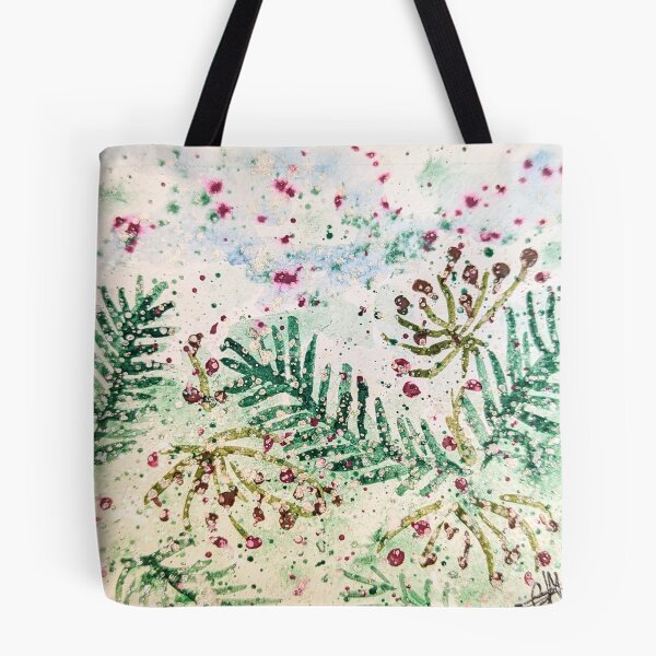 Item preview, Pine Branches in Winter Green  designed and sold by CarolNArt.
