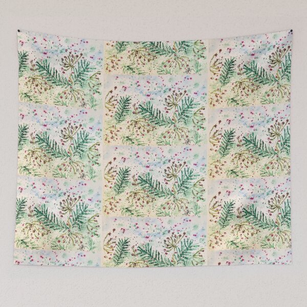Item preview, Pine Branches in Winter Green  designed and sold by CarolNArt.